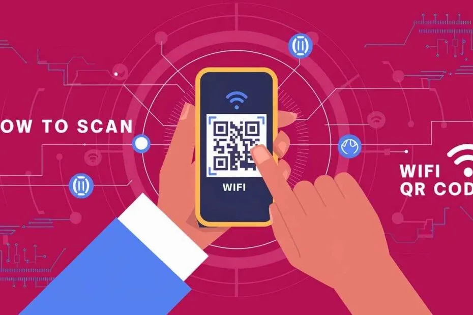 how to scan WiFi QR code