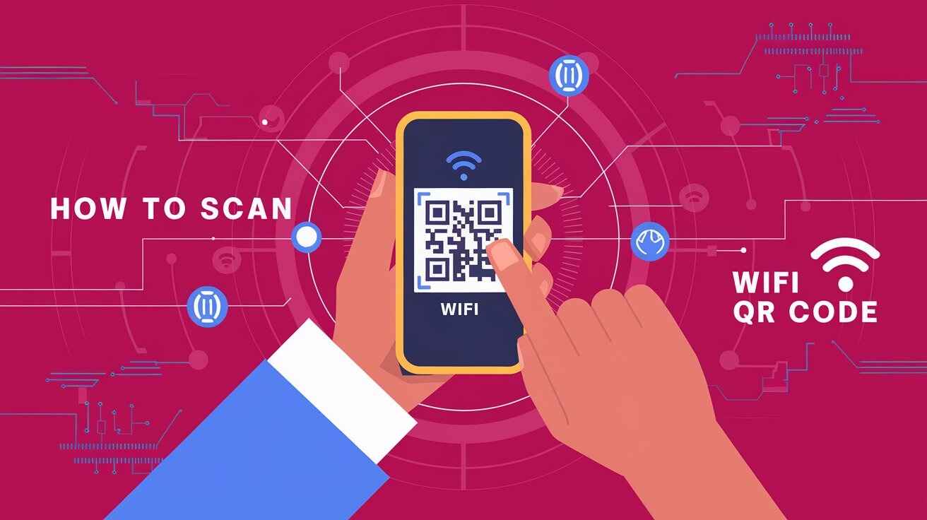 how to scan WiFi QR code